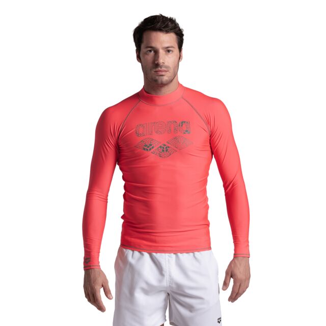 Men's Graphic Long Sleeve Rash Vest