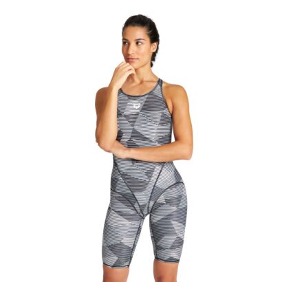 Women's Striped Geo Full Body Swimsuit