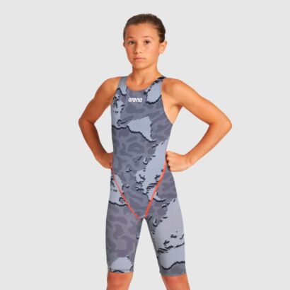 Girls Powerskin ST 2.0 Map Illusion LE Open Back Racing Suit