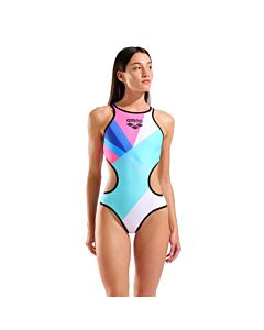 Women's One Print Swimsuit Tech Back