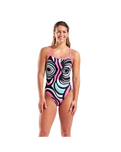 Women's Illusion Swimsuit Challenge Back