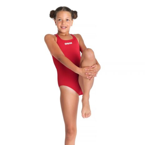 Girl's Team Pro Solid Swimsuit