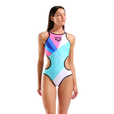 Women's One Print Swimsuit Tech Back