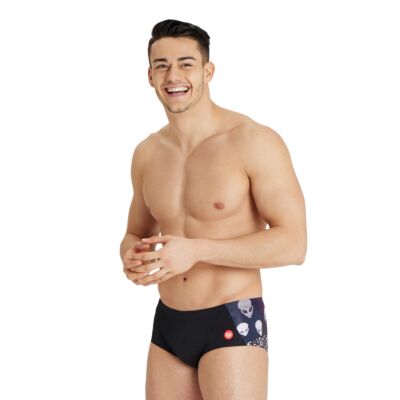 Arena Men's Crazy Arena Placement Low-Waist Swim Shorts